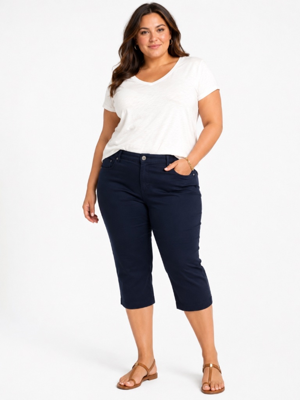 Lauren Jeans Classic Mid Calf Chino
